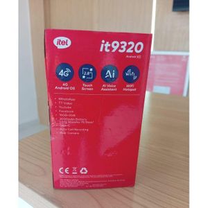 itel  it9320 4G Android Feature Phone, 2.8 Inch Touch Screen, 16GB ROM 2GB RAM, 3000mAh Battery, WiFi Hotspot, Black