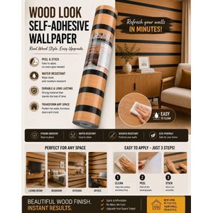Self Adhesive Fluted Panel 60cm/300cm