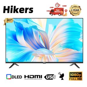 Hikers 55'' Inch Frameless Android Smart 4K LED TV-Black+WALLMOUNT