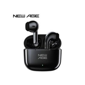 New Age Iron Man Wireless Earbuds – Touch Control, 6H Battery
