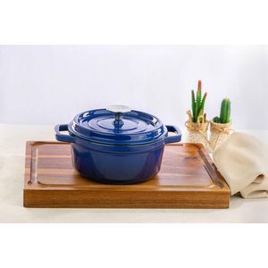 Radiance 20cm Enamelled Blue Dutch Oven