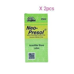 Drugfield Neo-Presol Acne/ After Shave Lotion – 25ml ( X 2 pcs  ) Nafdac 04-2017