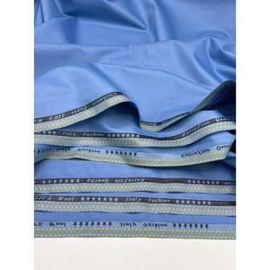 Quality Italian 7star Cashmere SuperWool Senator Fabric Material: Sky Blue (4yards)