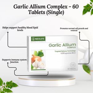 Healthy Living Garlic Allium Complex - 60 Tablets (Single)