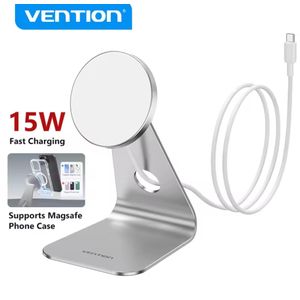 Vention 15W Magnetic Wireless Charging Stand Sleek Desktop Dock for MagSafe