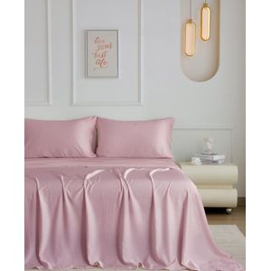 Bedding Set, Silky Bedsheet With Pillowcases 