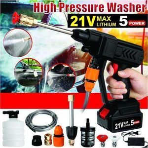 Wireless High Pressure Car Washer Gadget 48vh 15000mah