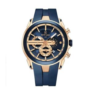 Reward VIP Elegant intelligent Men's Wristwatch Analogue Digital Quartz with stainless steel black Strip Luminous Unisex watches for Business Shock G Men Outdoor Sports Watch Strap Quartz Analog Digital Wristwatch water resistance Light- Blue