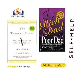 The Tipping Point By Malcolm Gladwell + Rich Dad Poor Dad By Robert T. Kiyosaki