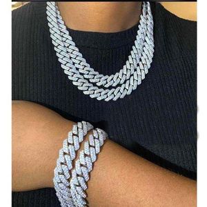 PASSES DIAMOND TESTER! Fully Iced Men Neck Chain + Iced Out Full Stone Armlet- 2in1(NON FADED)