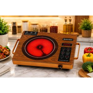 SILVER CREST SC-7032 Ceramic Electric Cooker 2000W – Touch Control, Fast Heating, Easy Clean