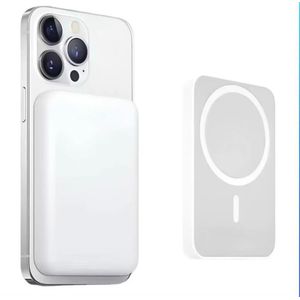 Magnetic Wireless PowerBank 5,000mAh - For All iPhone, Samsung, Huawai, Oppo, Google Pixel etc Series ( If Your Device Support Wireless Charge ) Charging Station, Modern Wireless Charging.