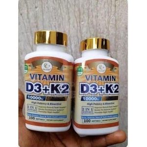 Duozi ORIGINAL Vitamin D3 + Vitamin K2 x100 Capsules 2pcs