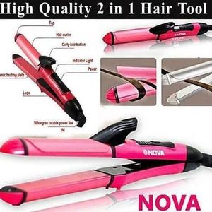 Nova 2 in 1 Hair Straightener and Curler