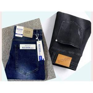 2 in 1 Luxury Jean Trouser For Men-Black And Blue