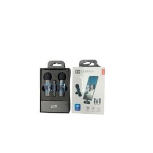K9 Dual Mic Wireless Lavalier Microphone For IPhone & Type C