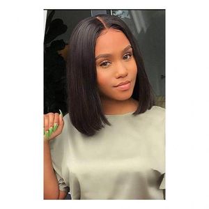 Double Combo Straight Bob Closure Hair 3 Wig