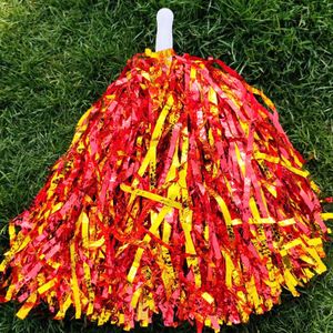 2pcs Cheer Dance Sport Competition Cheerleading Pom Poms Flower Ball For  For Football Basketball Match Pompon