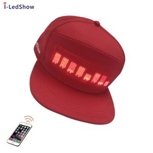 Carry Your Business/Your Political Campaign on Your Head With Original Quality Red Smart Digital Led Facecap 