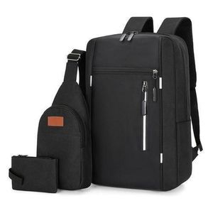 Backpack with USB Port - Black