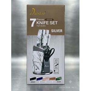 Daodao 7-Piece High-Quality Stainless Steel Knife Set (Model: AD0040)