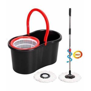 Folding Mop Bucket 12/16L Collapsible Mop Water Bucket with Wheels