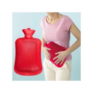 Hot Water Bottle Bag For Heat Therapy, Pain Relief - Red
