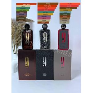 Afnan 9pm cologne eau de parfum 50ml 3pcs 
