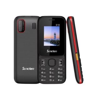 Sunelan S18 1.8" QQVGA Screen, Dual SIM, Game, Camera 25BL_Battery, 2000MAH -Black Red