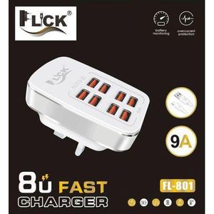 Flick  8 USB Super Fast Charger
