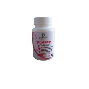 Swift Cure Super Active Boric Acid For Women - 600mg - 30 Vaginal Suppository Capsules