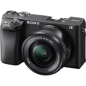 Sony Alpha 6400 APS-C Mirrorless Camera with Sony 16-50 mm f/3.5-5.6 Power Zoom Lens (Fast 0.02s Autofocus 24.2 Megapixels, 4K Movie Recording, Flip...