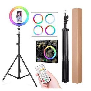 Camera Filter 10'' Inch Rgb Ringlight - Ring Light With Trip