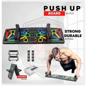9-in-1 Foldable Push Up Board - Color-Coded Muscle Training System