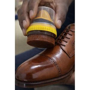 BROWN Shoe Polishing Cream for All Colours - Preserves Colours Shines & Protects - For Natural, Synthetic Leather & Plastic Handbags 