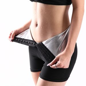 Generic Sweat Sauna Pants Body Shaper Shorts Weight Loss Slimming Shapewear  Women Waist Trainer Tummy Hot T