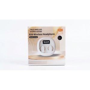 B38 True Wireless Stereo Earphones – Hi-Fi Audio & LED Display