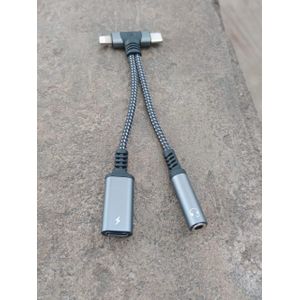 USB Type C to Dual Adapter Cable