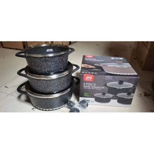 3 Set Very Big Sizes Granite Cookware 32cm, 36 And 40cm