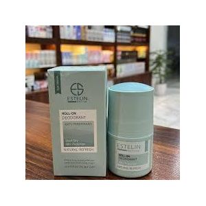 ESTELIN Anti Perspirant Roll On Deodorant Natural Refresh 48Hr Protection 