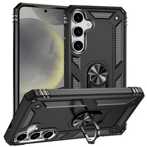 Samsung Galaxy AO6 5G Rugged Armor Protection Case With Ring Holder Stand