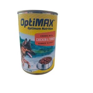 OPTIMAX Optimum Nutrition CHUNKS WITH CHICKEN & TURKEY DINNER IN GRAVY 