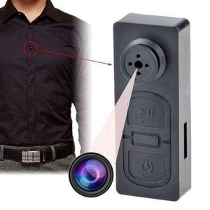 Wireless Button hidden Camera HD Audio and Video Recorder Hidden Mini Cam in Button Shape DVR Small Portable Button hidden Camera with SD Card Slot - Up to 32GB Support - Black