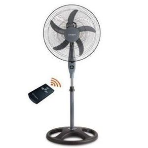 Qasa 18 Inches AC/DC Standing Fan + Remote (Non Rechargeable)