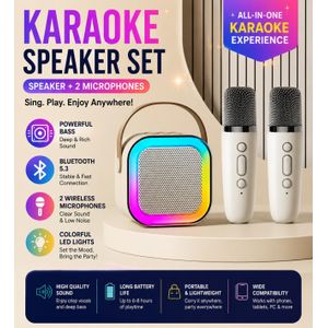 Neutral Original Karaoke speaker with two mics