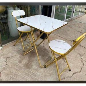 High Quality Adjustable Reading/Laptop Table And 2 Chairs