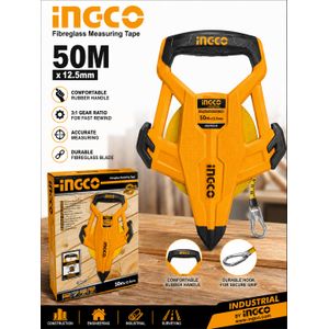 INGCO Fiberglass Measuring Tape 50m × 12.5mm! Measuring tape 