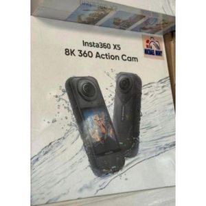 Insta360 X5 8K 360° Action Camera – Waterproof, Ultra HD Video, Stabilization & Touchscreen Display