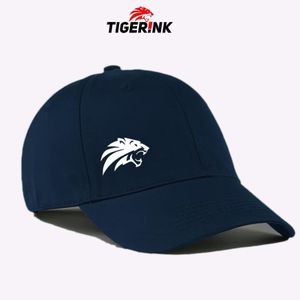 Tigerink Unisex Adjustable Baseball Cap with Tiger Logo (UV Print) – Deep Blue
