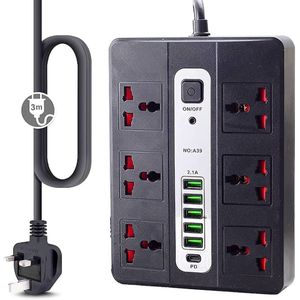 Extension Sochet With USB Ports